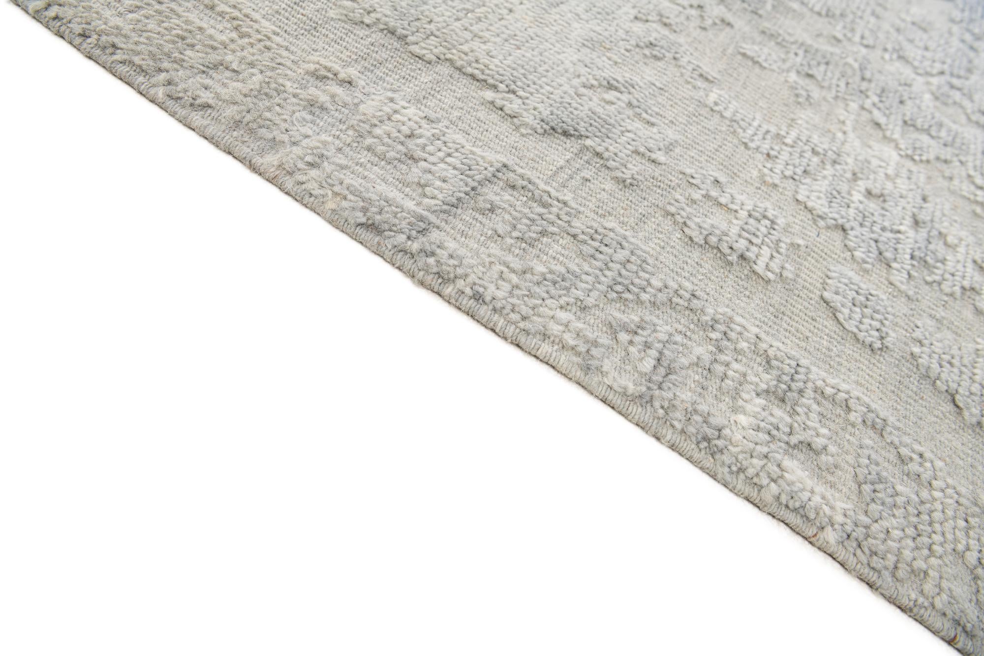 8' x 10' 3 Hand Knotted Darya Wool Rug