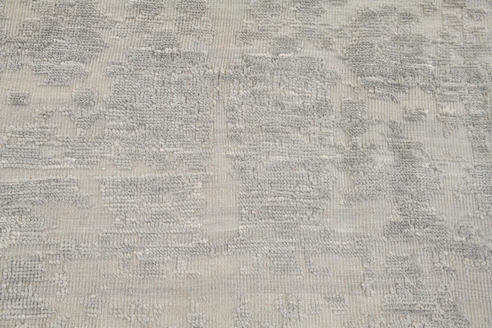 8' x 10' 3 Hand Knotted Darya Wool Rug