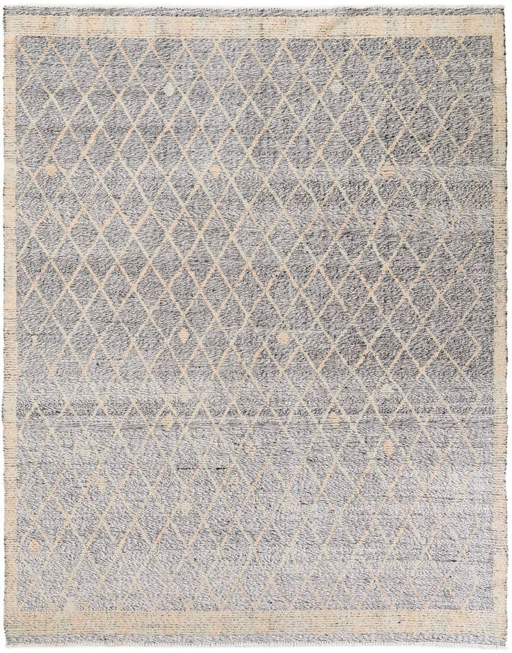 Detail image of 7' 10 x 9' 10 Hand Knotted Darya Wool Rug