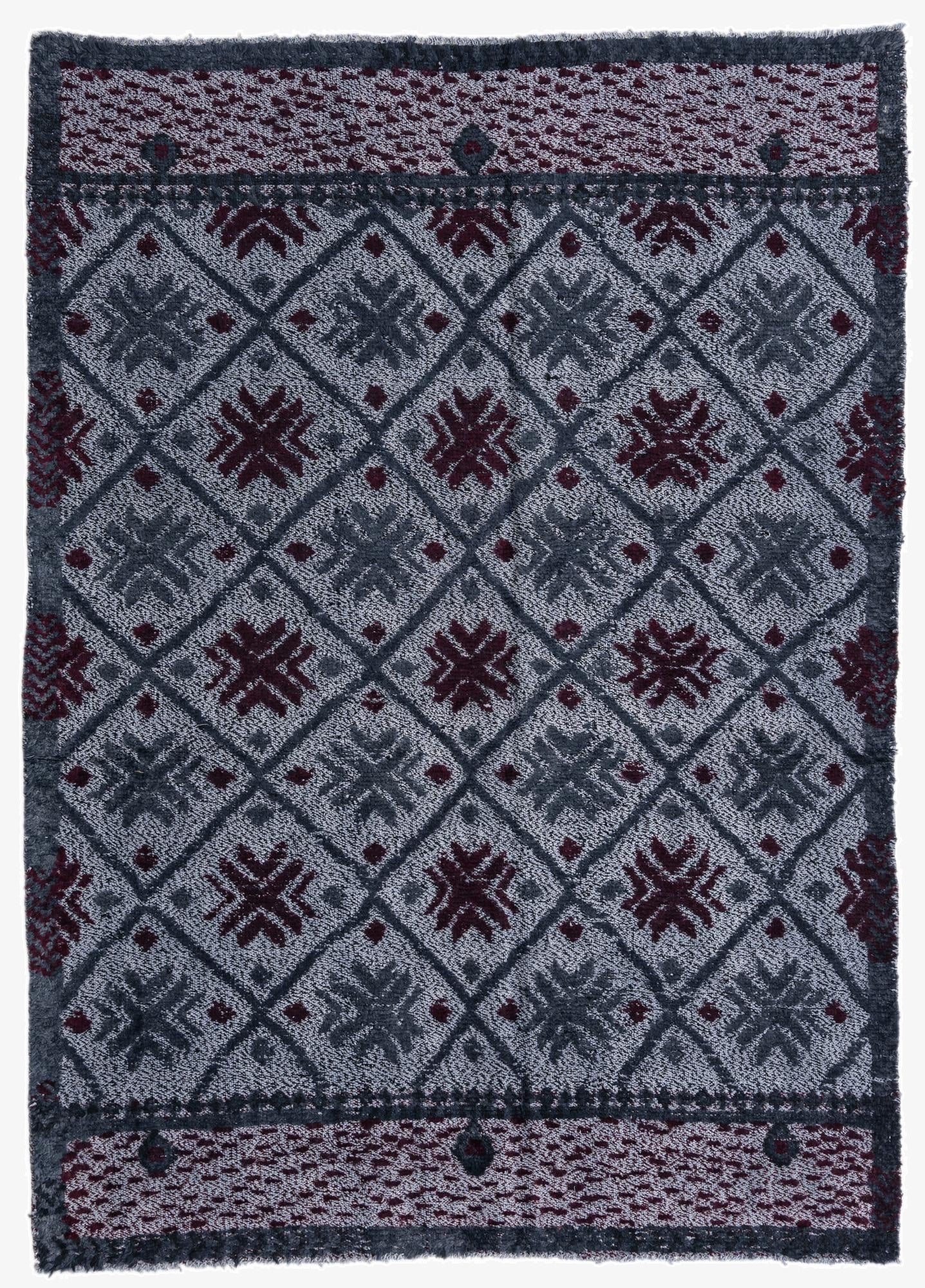 4' 10 x 6' 10  Hand Knotted Darya Wool Rug