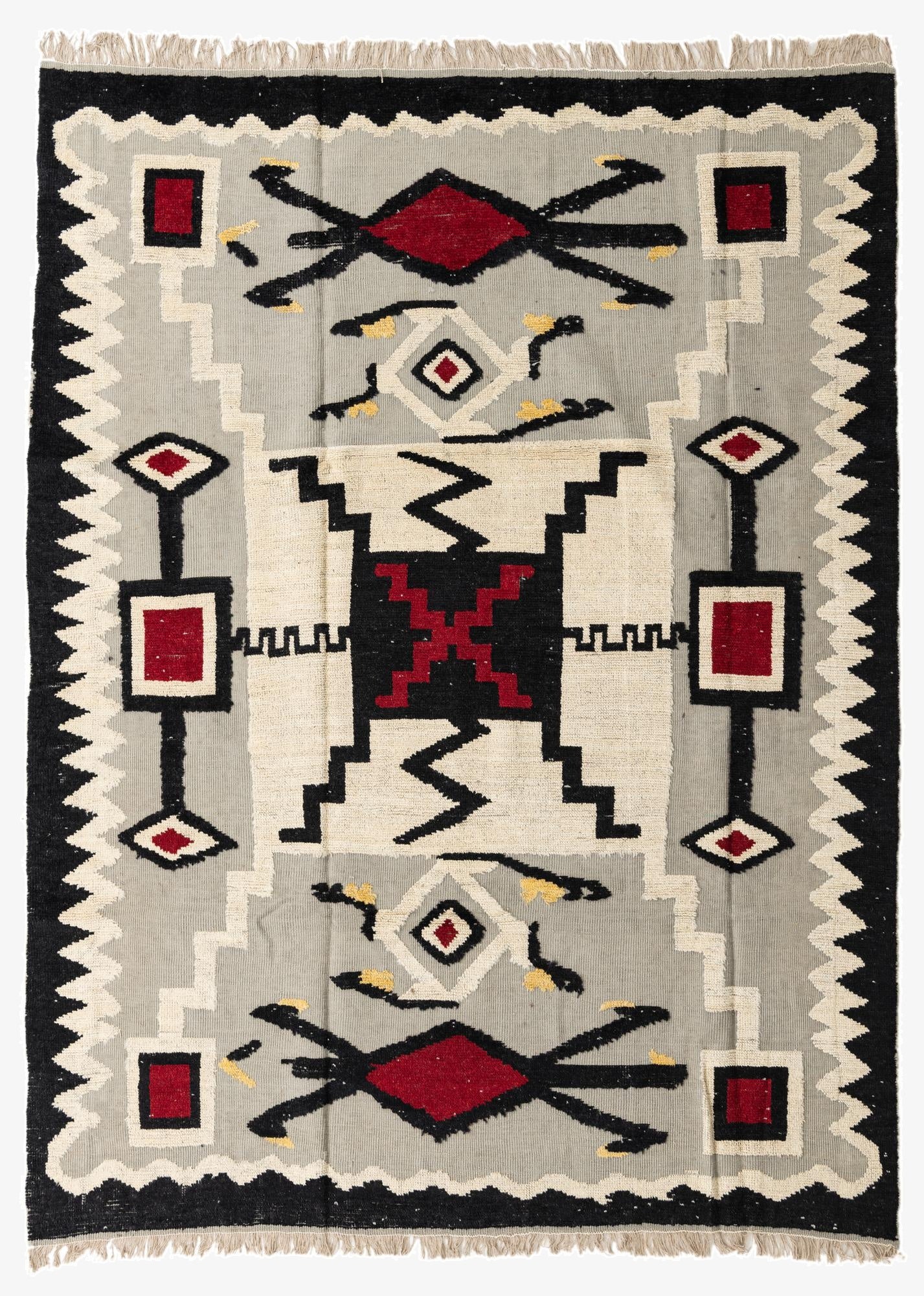 8' x 10' 8  Hand Knotted Darya Wool Rug