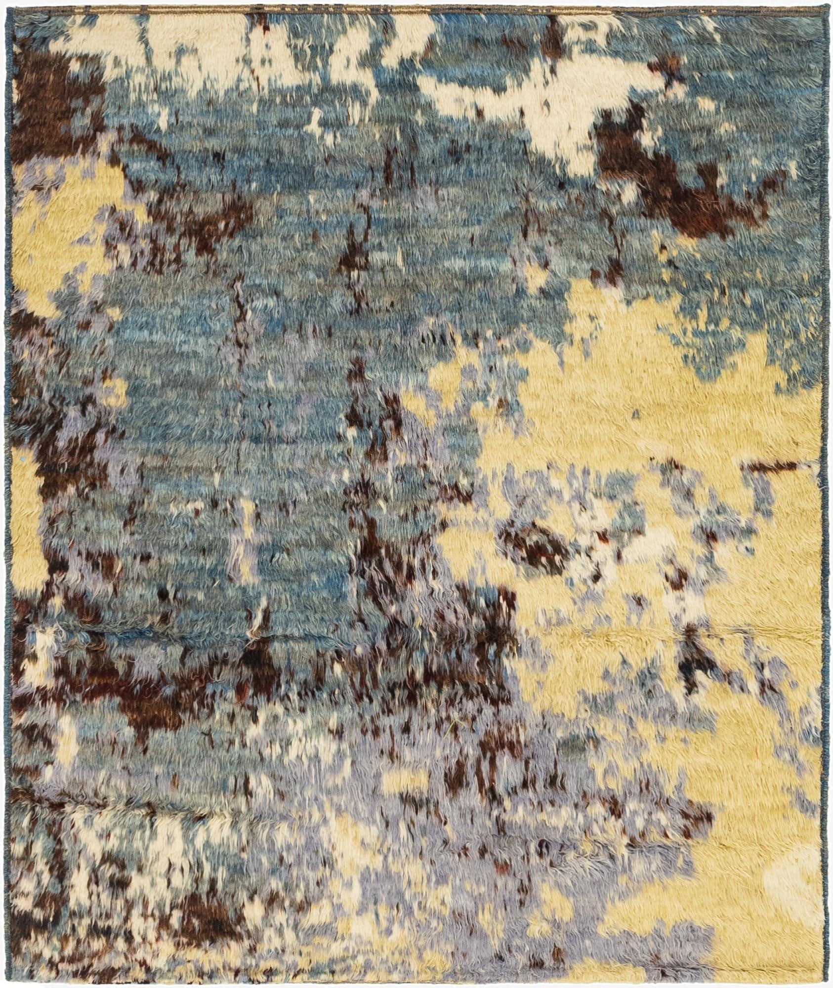 5' x 6' 1  Hand Knotted Darya Wool Rug
