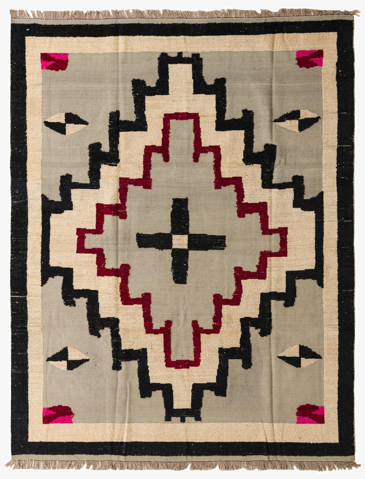 8' 2 x 10' 7  Hand Knotted Darya Wool Rug