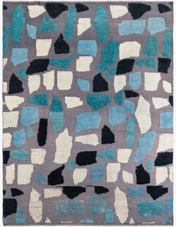 8' 3 x 10' 6 Hand Knotted Darya Wool Rug