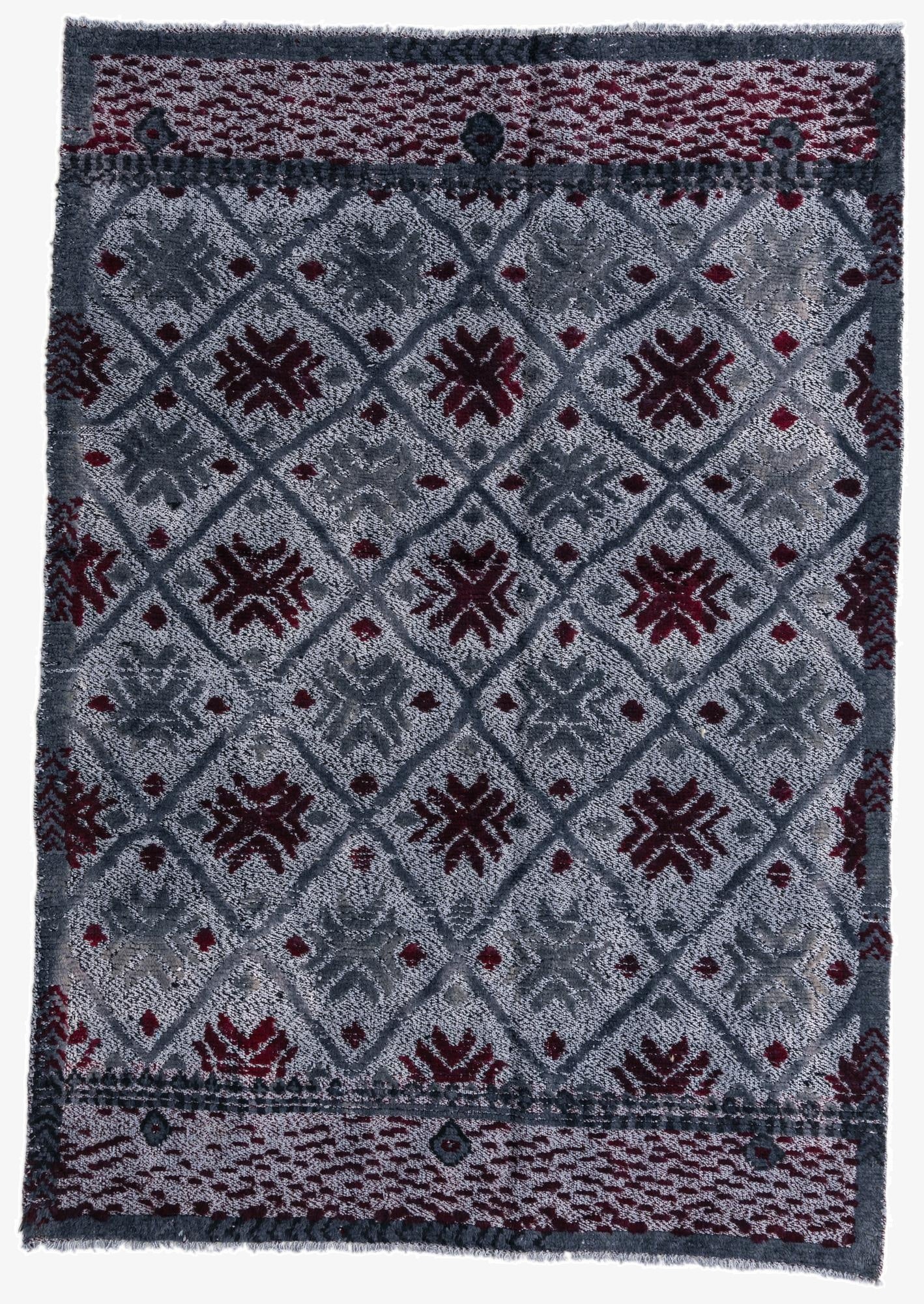 4' 10 x 6' 11  Hand Knotted Darya Wool Rug