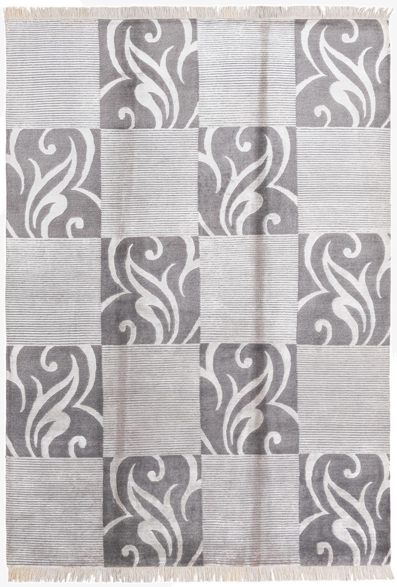 5' 7 x 7' 11  Hand Knotted Darya Wool Rug