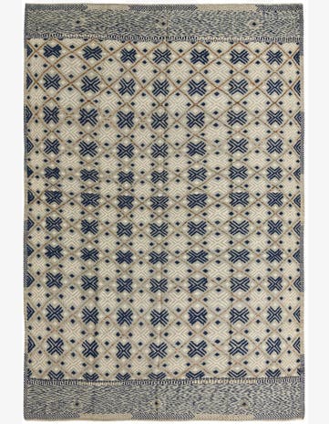 9' 7 x 14' 6 Hand Knotted Darya Wool Rug