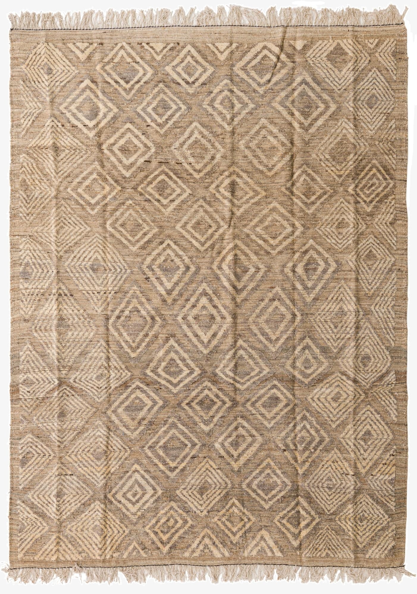 8' x 10' 6  Hand Knotted Darya Wool Rug