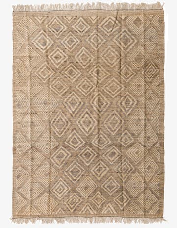 8' x 10' 6 Hand Knotted Darya Wool Rug