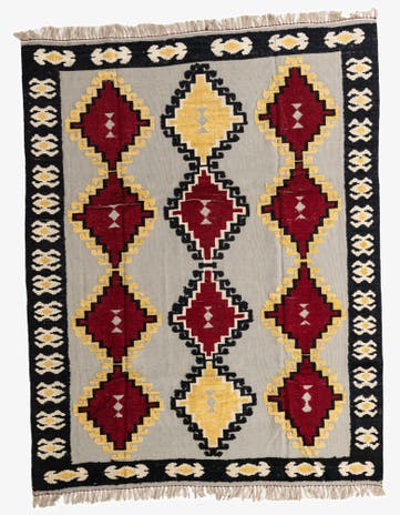 8' 1 x 10' 2 Hand Knotted Darya Wool Rug