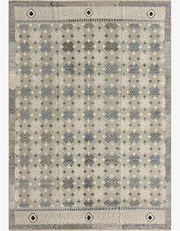 8' 10 x 12' 6 Hand Knotted Darya Wool Rug
