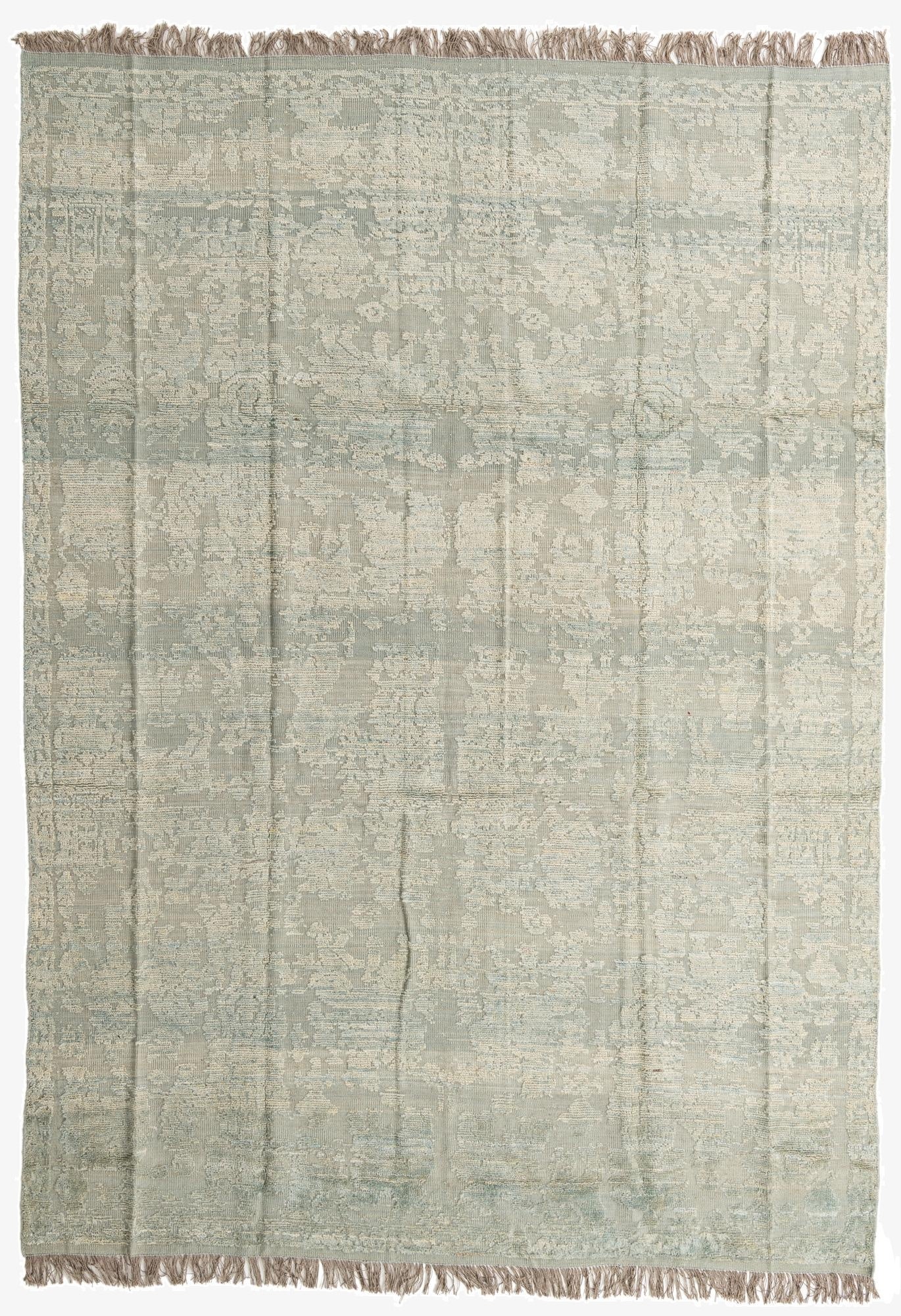 9' x 12' 5  Hand Knotted Darya Wool Rug