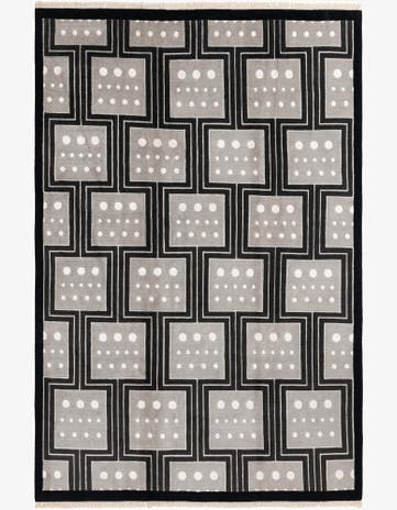 6' 6 x 9' 8 Hand Knotted Darya Wool Rug