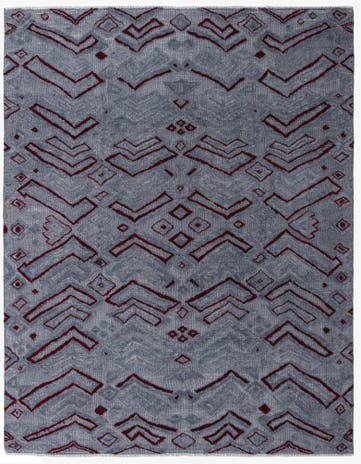 8' x 10' 1 Hand Knotted Darya Wool Rug