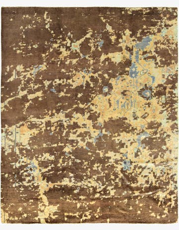 12' 6 x 15' 4 Hand Knotted Darya Wool Rug