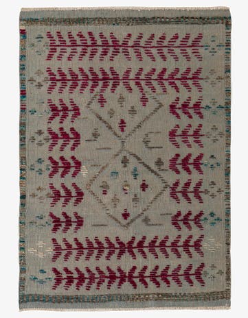 4' 3 x 6' Hand Knotted Darya Wool Rug