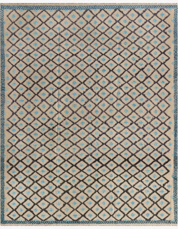 8' 1 x 10' 1 Hand Knotted Darya Wool Rug