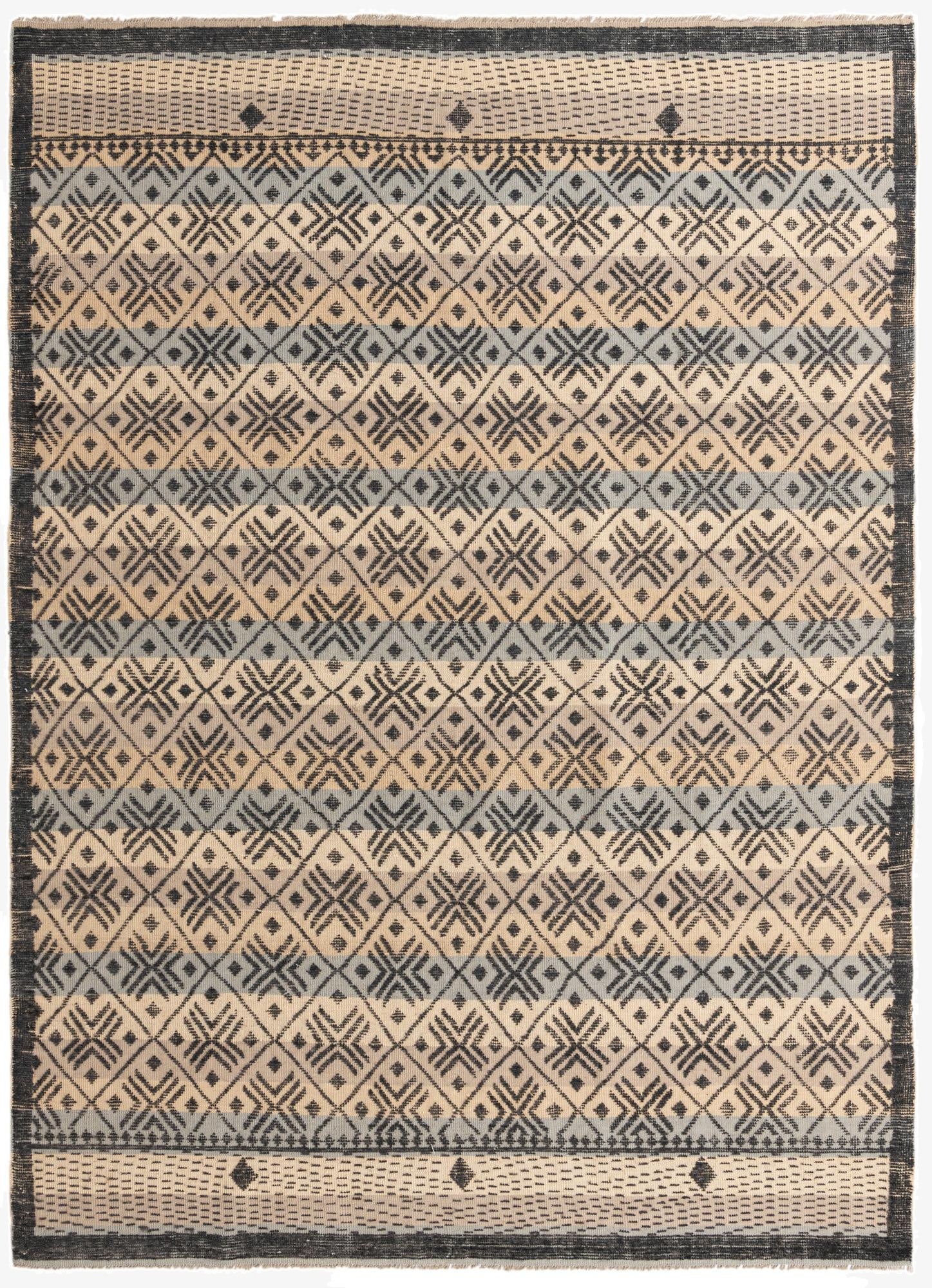 9' x 12' 8  Hand Knotted Darya Wool Rug