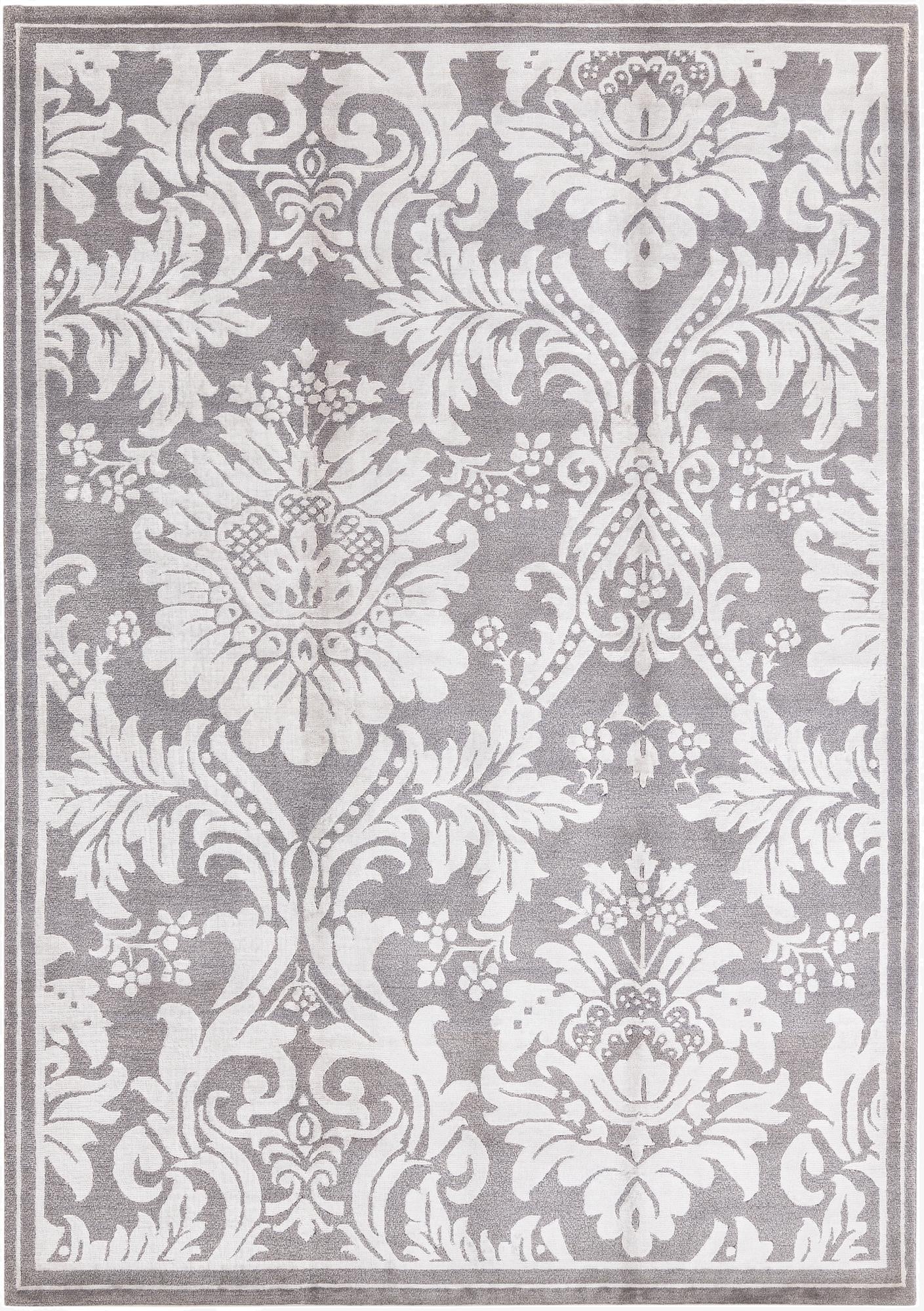 5' 7 x 7' 10  Hand Knotted Darya Wool Rug