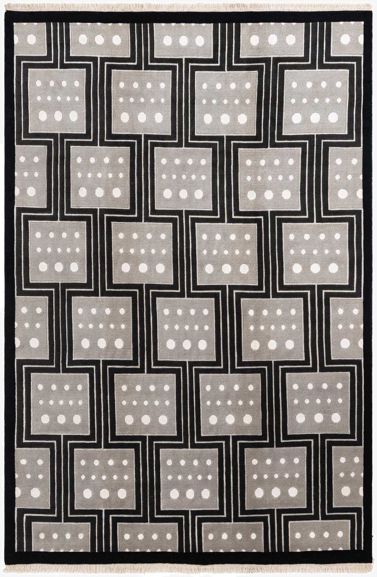 Primary image 6' 6 x 9' 11  Hand Knotted Darya Wool Rug