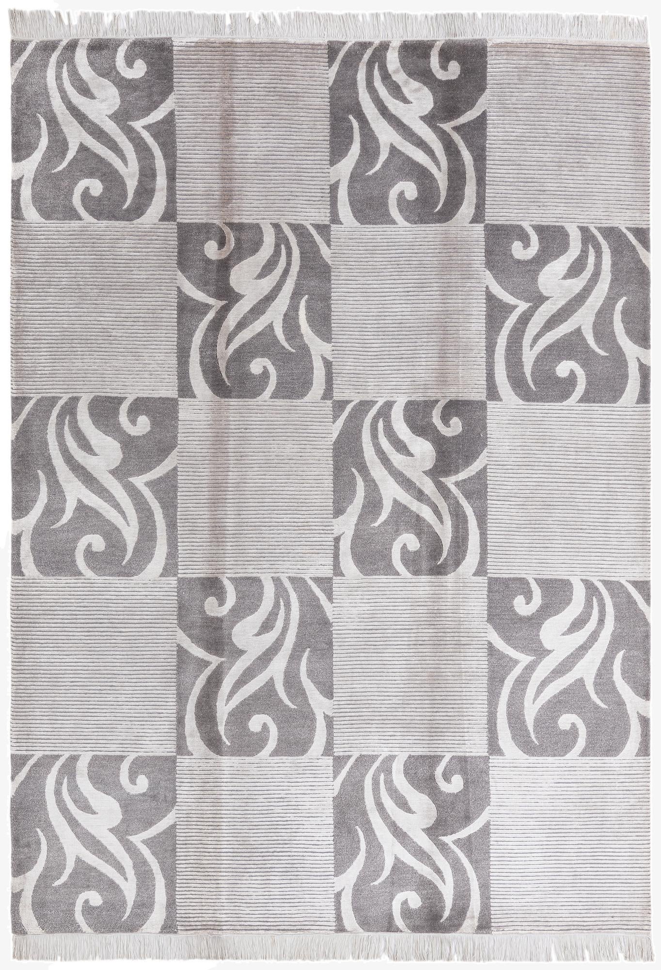 5' 9 x 7' 11  Hand Knotted Darya Wool Rug