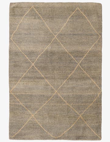 4' 7 x 6' 8 Hand Knotted Darya Wool Rug