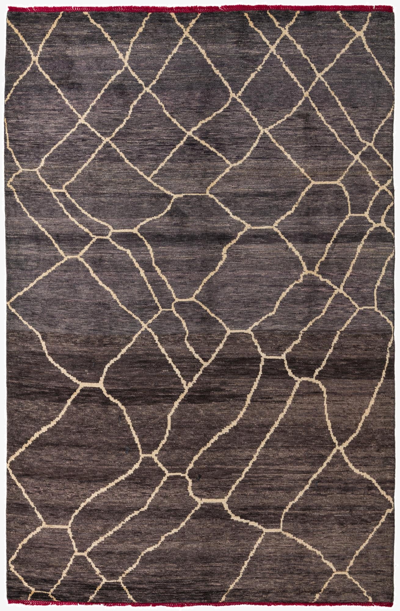 6' 9 x 10' 4  Hand Knotted Darya Wool Rug