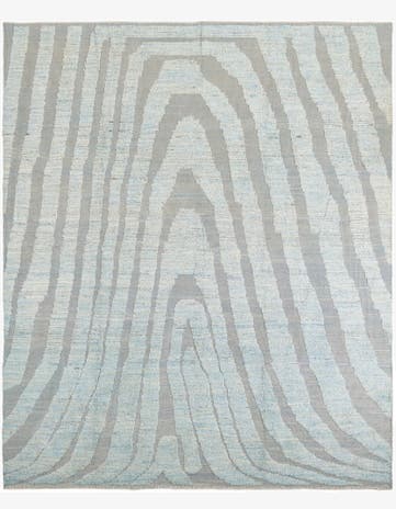 8' 10 x 10' 6 Hand Knotted Darya Wool Rug