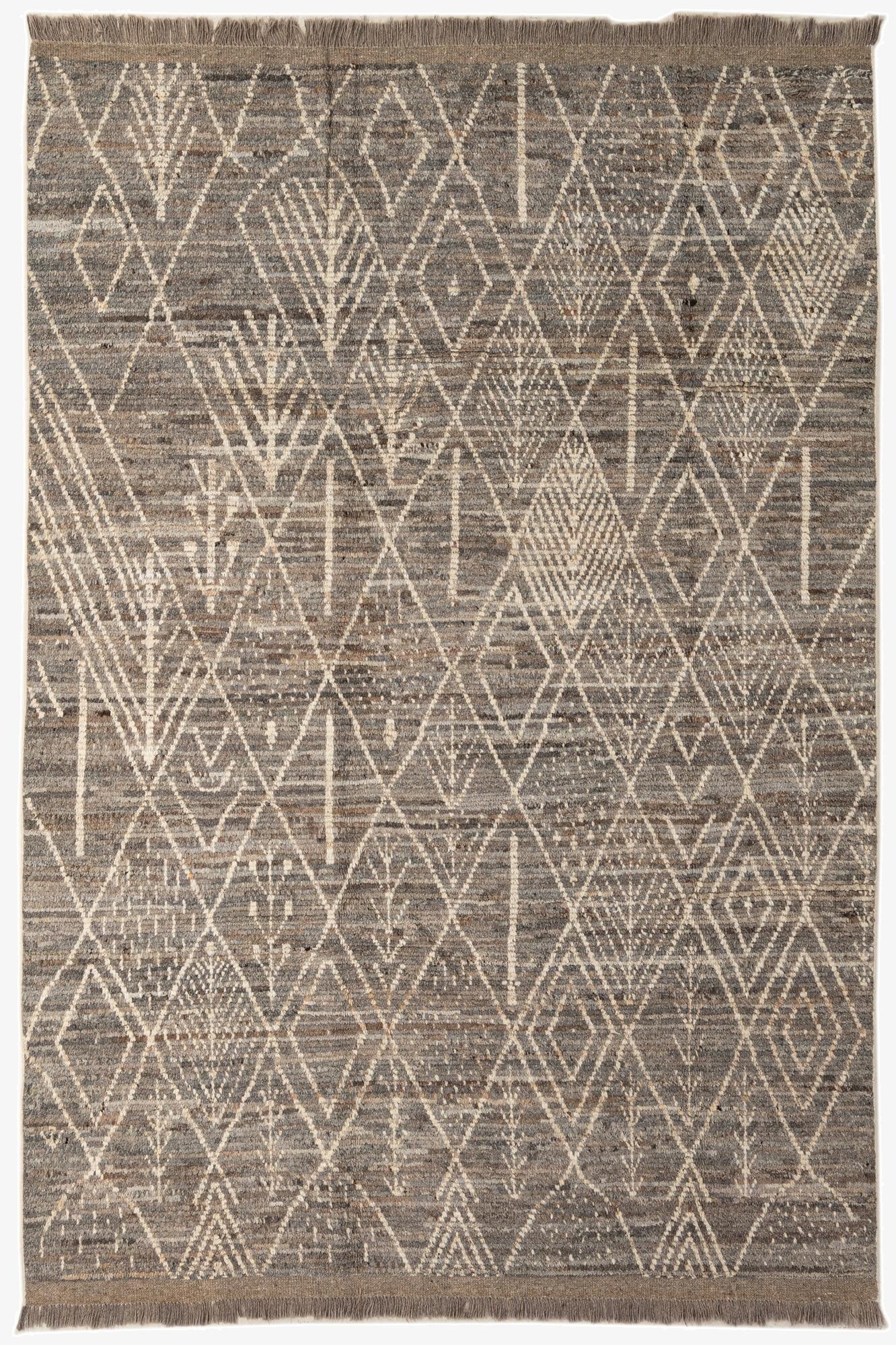 6' 10 x 9' 10  Hand Knotted Darya Wool Rug