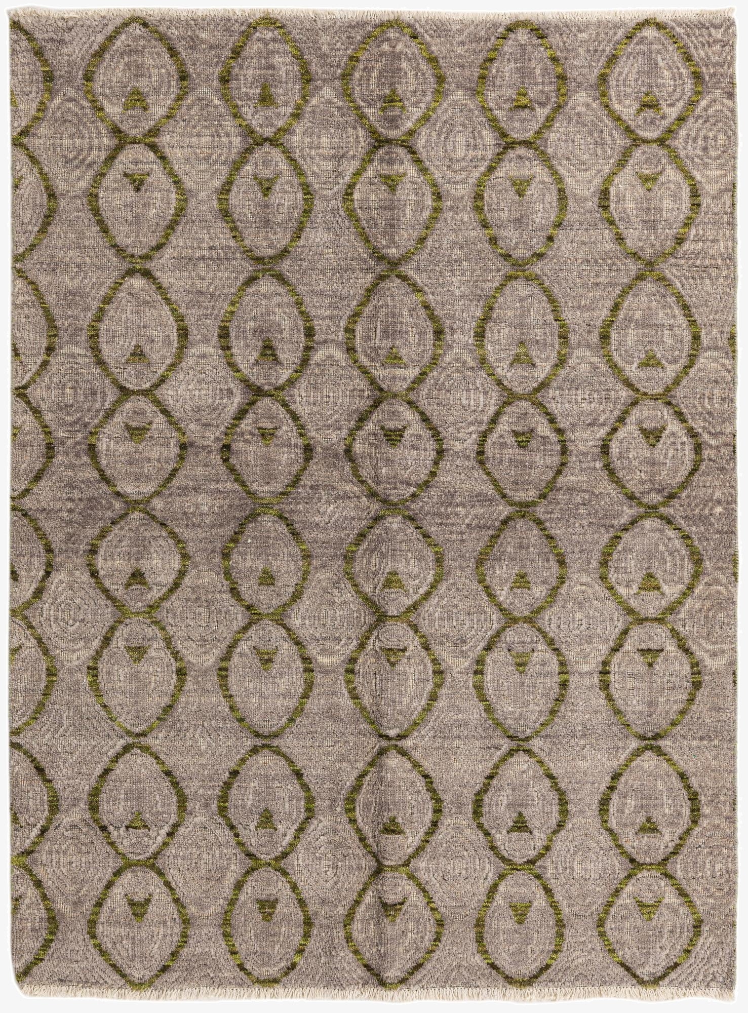 5' 8 x 7' 11  Hand Knotted Darya Wool Rug