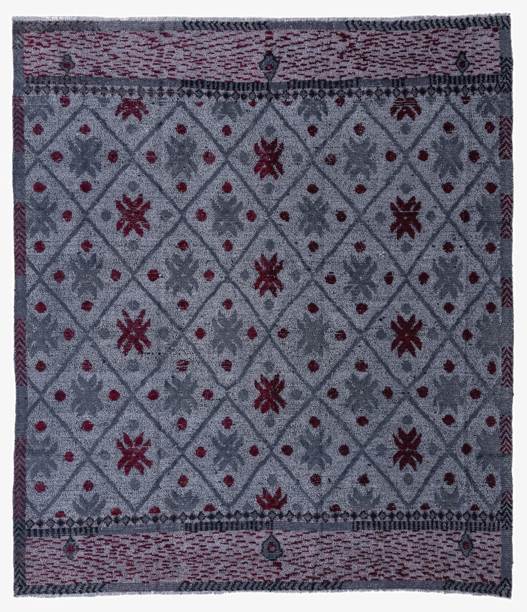 8' 6 x 9' 10  Hand Knotted Darya Wool Rug
