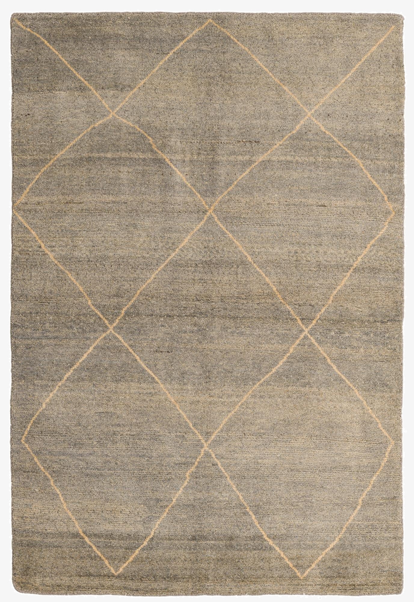 4' 7 x 6' 8  Hand Knotted Darya Wool Rug