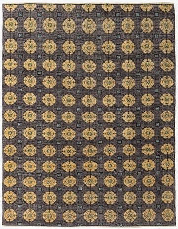 8' x 10' 3 Hand Knotted Darya Wool Rug