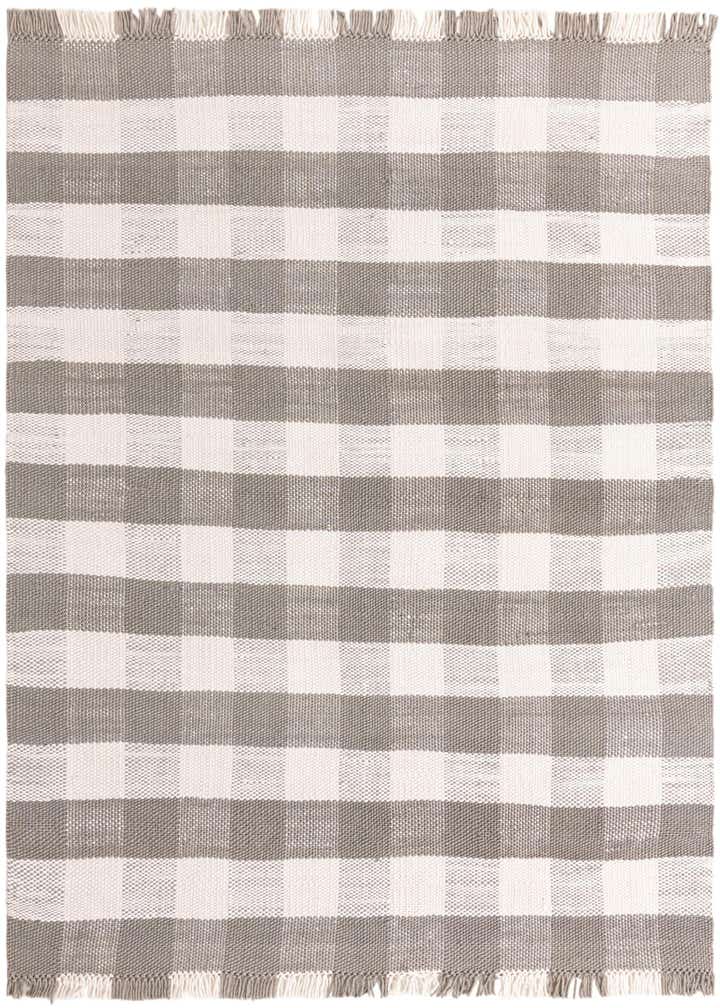 10' x 14' Easy-Clean Eco Plaid Washable Indoor / Outdoor Rug