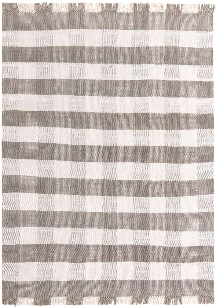 10' x 14' Easy-Clean Eco Plaid Washable Indoor / Outdoor Rug