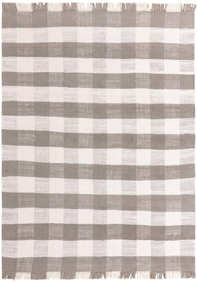 Detail image of 10' x 14' Easy-Clean Eco Plaid Washable Indoor / Outdoor Rug