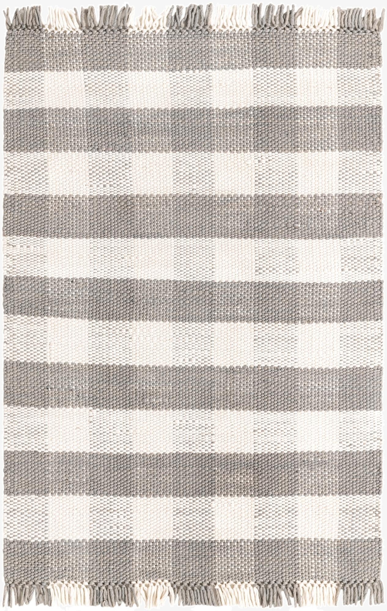 4' x 6' Eco Plaid   Washable Indoor / Outdoor Rug