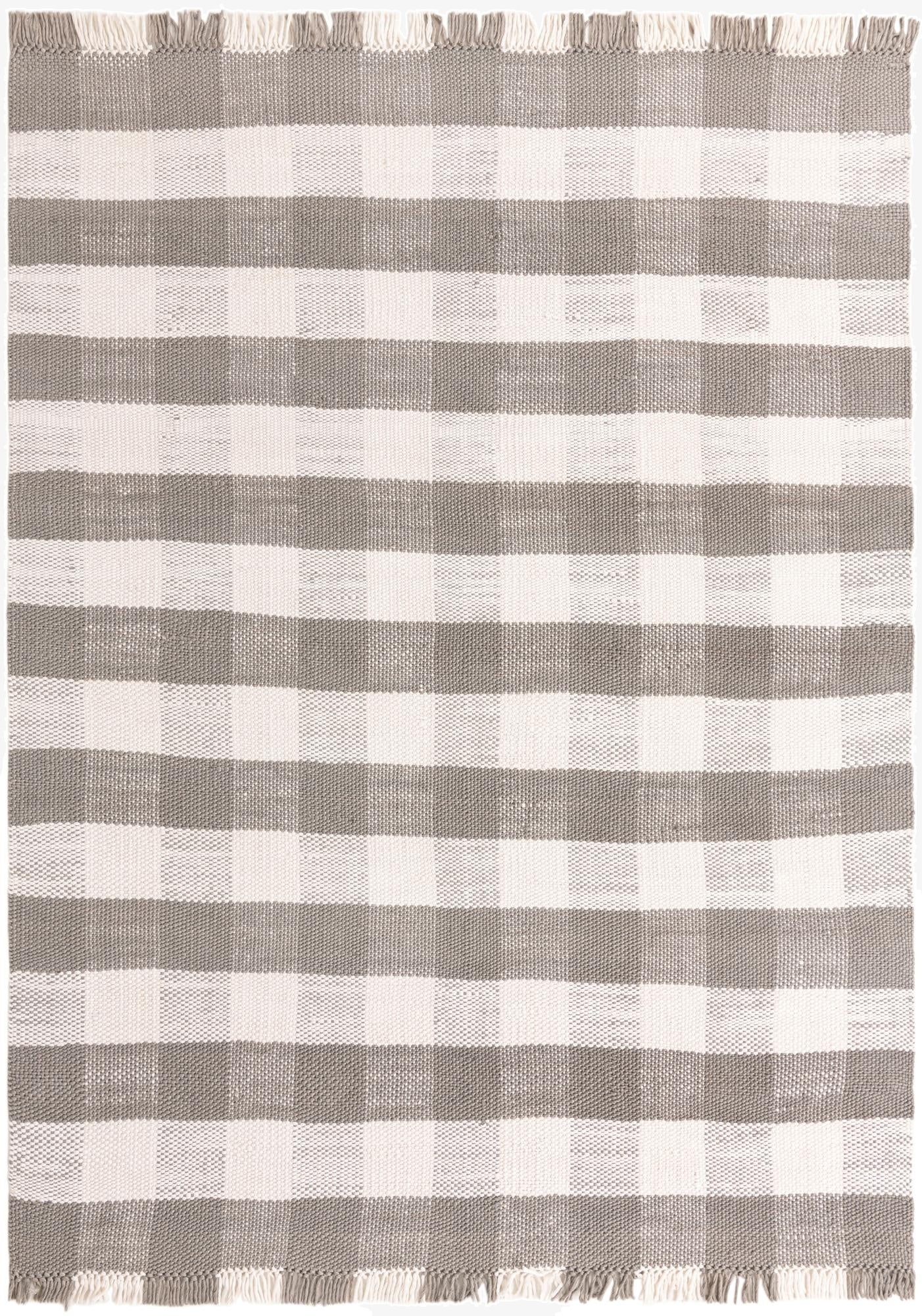 10' x 14' Eco Plaid   Washable Indoor / Outdoor Rug