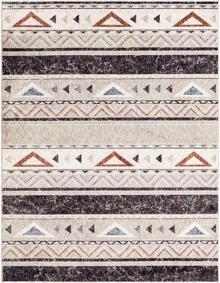 Detail image of 5' 3 x 8' Eco Southwestern Rug