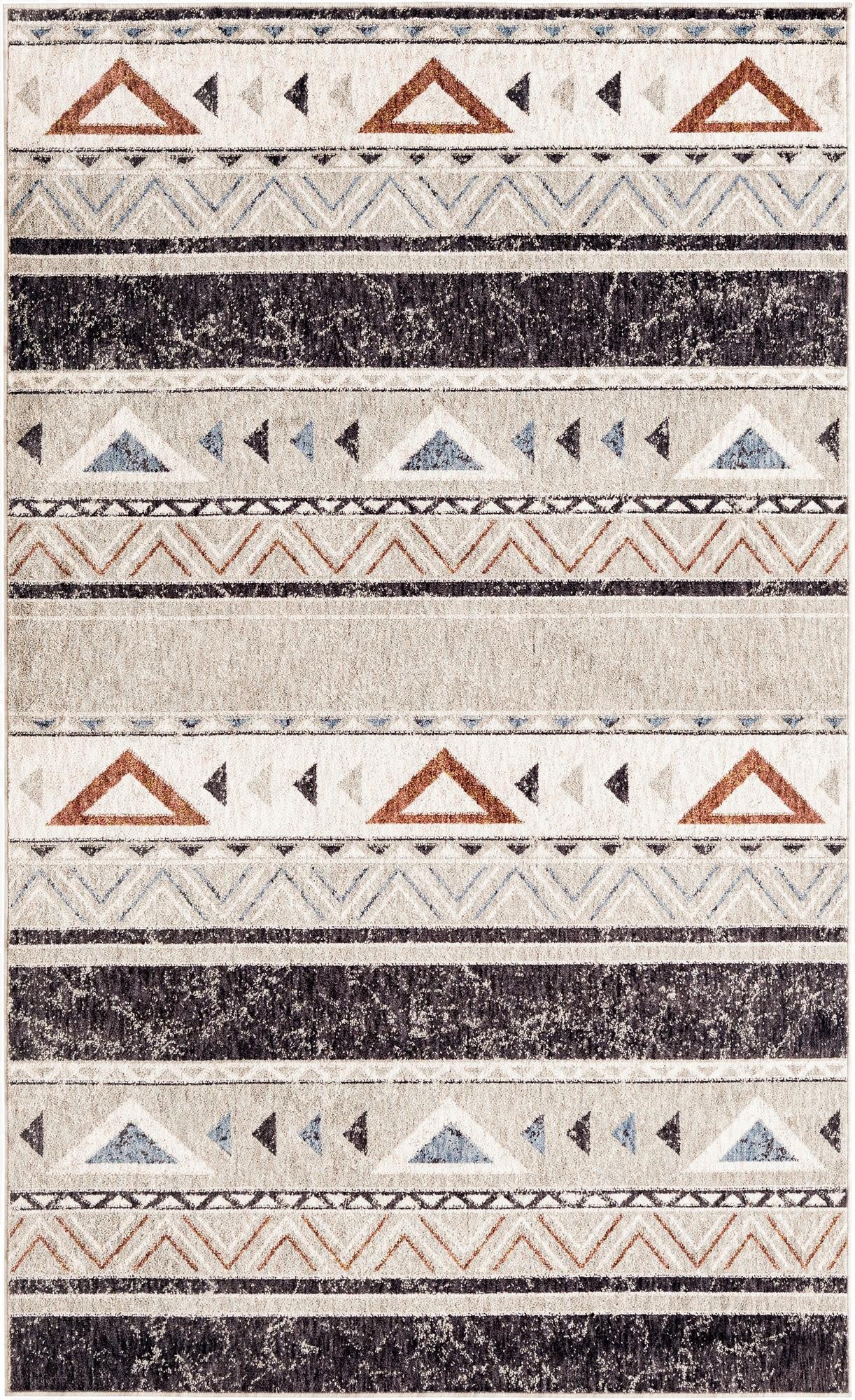 5' 3 x 8' Eco Southwestern Rug