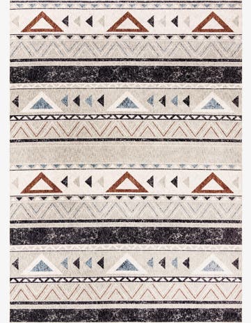 Gray Eco Southwestern Rug