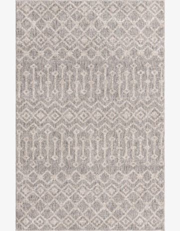 Gray Eco Trellis Rug