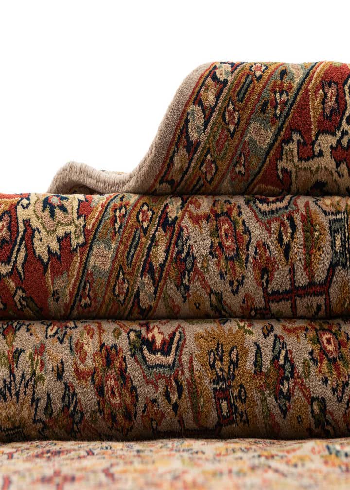 6' 5 x 9' 10 Hand Knotted Farahan Wool Rug