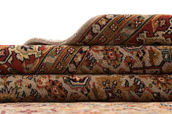 6' 5 x 9' 10 Hand Knotted Farahan Wool Rug
