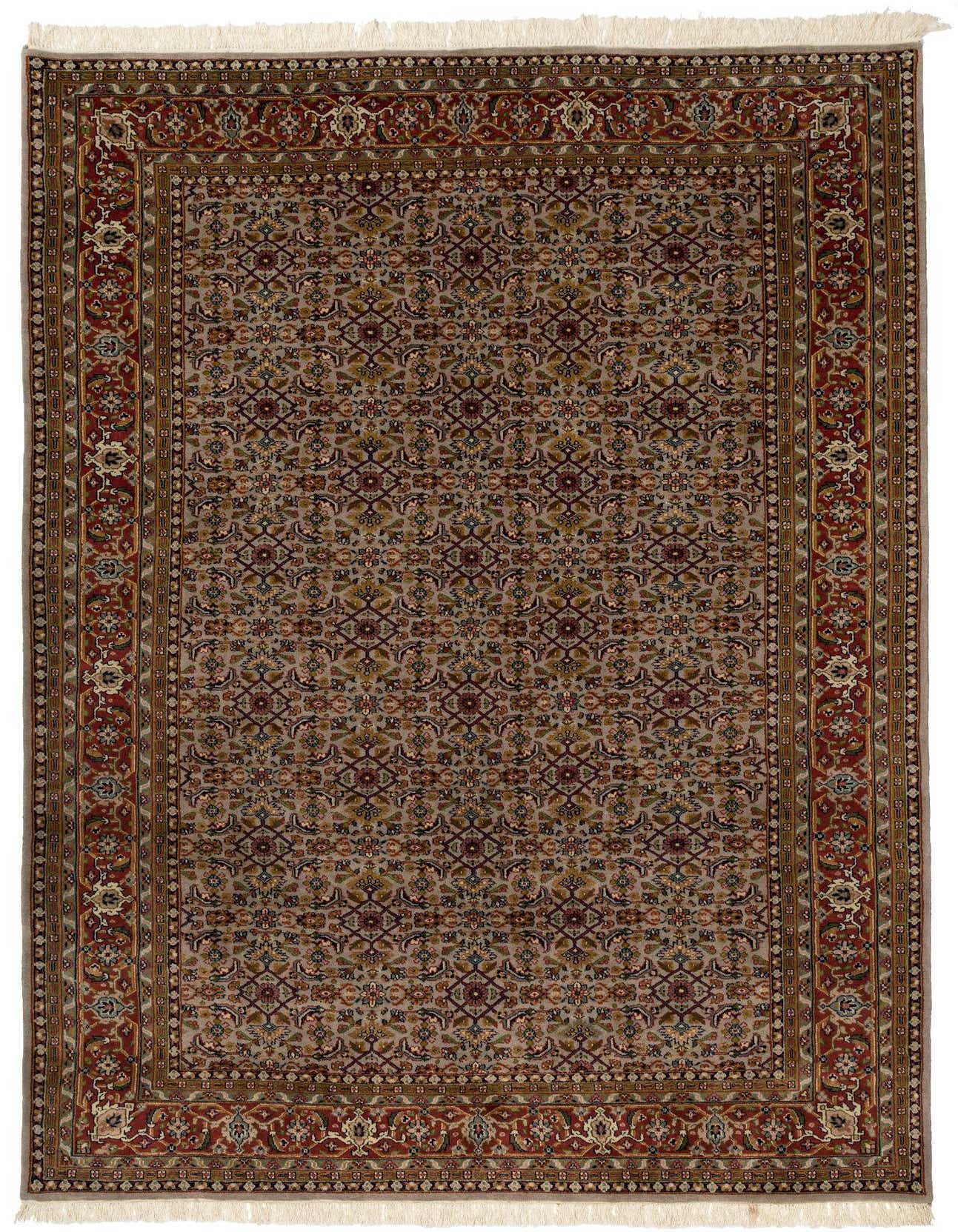 6' 5 x 9' 10 Hand Knotted Farahan Wool Rug