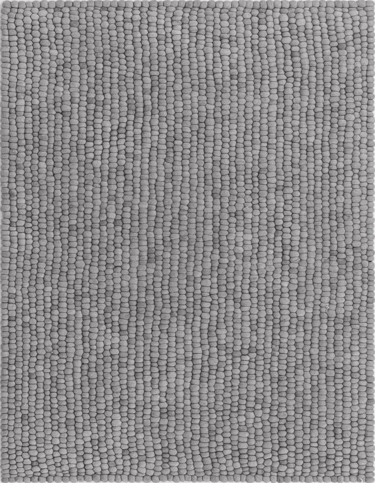 Detail image of 8' x 10' Felt Ball Wool Rug