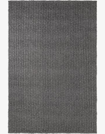 6' 1 x 9' Felt Ball Wool Rug