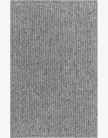 8' x 10' Felt Ball Wool Rug