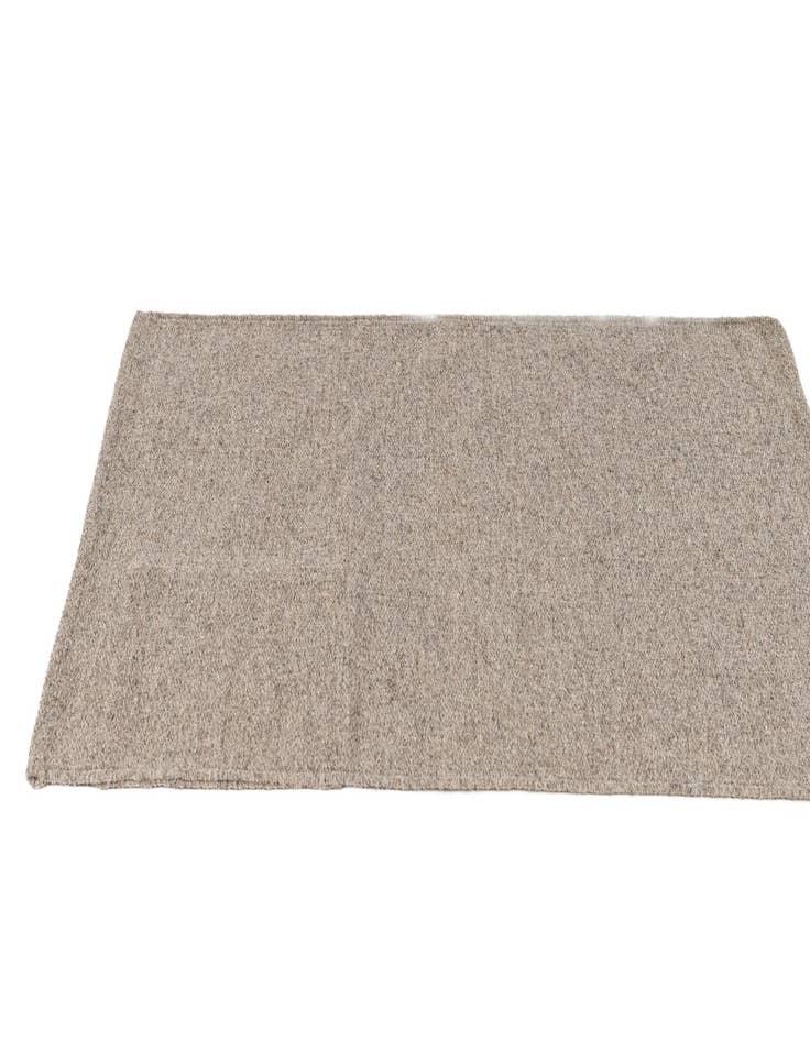 Detail image of 2' x 3' 3  Hand Braided Flatweave Cotton Dhurrie Wool Rug