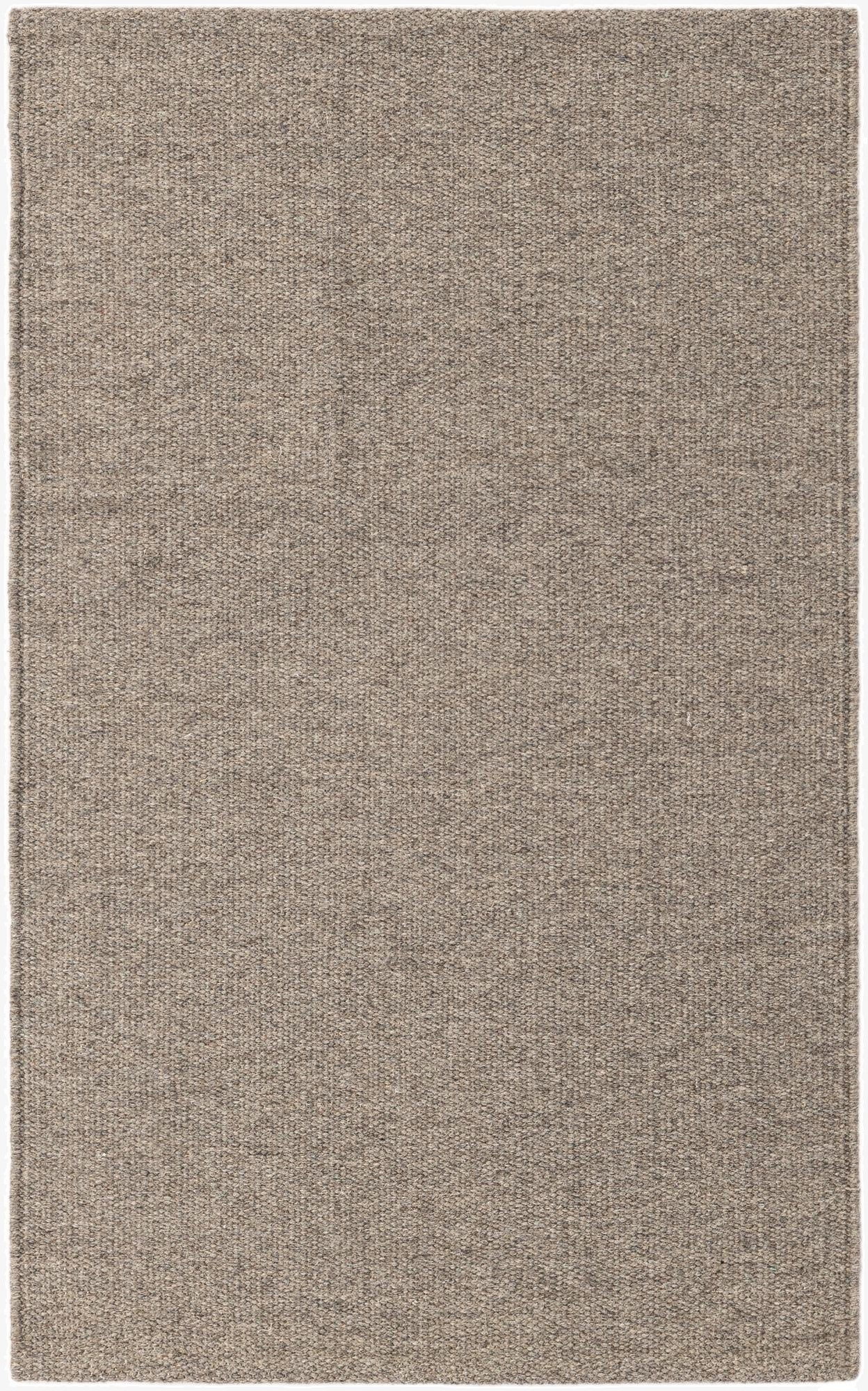 2' x 3' 3  Hand Braided Flatweave Cotton Dhurrie Wool Rug